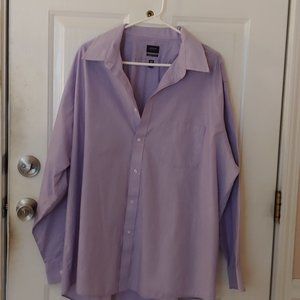 Men's Dress Shirt. Purple striped by Arrow USA1851